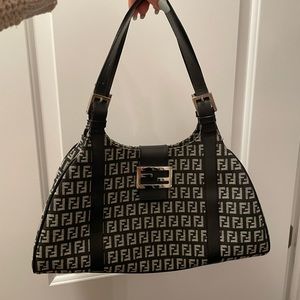 Vintage Fendi Zucchino FF Print Bag